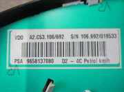 Tachoeinheit Kmh - 9658137080 Peugeot 407 (6D) Limousine 1.8 16V (EW7A(6FY)) 2006