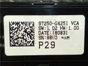 Bedienung Klimaanlage 97250G4251 Hyundai i30 (PDEB5/PDEBB/PDEBD/PDEBE) Schrägheck 1.0 T-GDI 12V (G3LC)