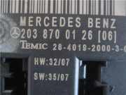 Steuergerät Zentralverriegelung 2038700126 Mercedes-Benz CLC (C203) Schrägheck 2.2 200 CDI 16V (OM646.962) 2009