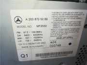 Radio A2038705089 Mercedes-Benz C Sportcoupé (C203) Schrägheck 2.2 C-200 CDI 16V (OM646.962) 2006