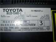 Radio 8612053400 Lexus IS (E2) Limousine 220d 16V (2AD-FHV) 2006