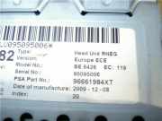 Navigationssystem 96661984xt Peugeot 3008 (0U/HU) Großraumlimousine 1.6 HDiF 16V (DV6TED4(9HZ)) 2009