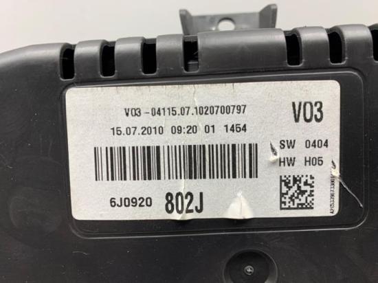Drehzahlmesser Seat Ibiza IV 6J 6J0920802J Bild Drehzahlmesser Seat Ibiza IV 6J 6J0920802J