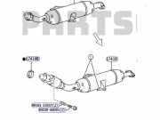 Katalysator ohne Lambdasonde Toyota Auris Touring Sports E180 174100Y320