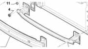 Stoßstangenträger vorne Fiat 500 312 52026096