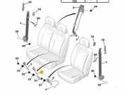 Gurtschloss Citroen Jumpy II Kasten 8974P0