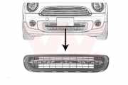 Lüftungsgitter für Stoßfänger Mini Mini R56 51117250785