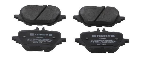 Bremsbelagsatz, Scheibenbremse