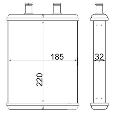 Wärmetauscher, Innenraumheizung