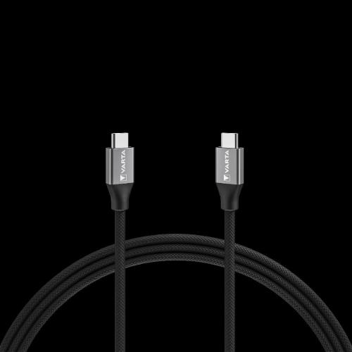 VARTA Speed Charge & Sync Kabel USB Type C auf USB Type C Box Bild VARTA Speed Charge & Sync Kabel USB Type C auf USB Type C Box