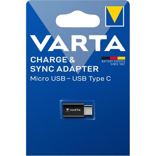 VARTA Charge & Sync Adapter Micro USB to USB Type C Bild VARTA Charge & Sync Adapter Micro USB to USB Type C