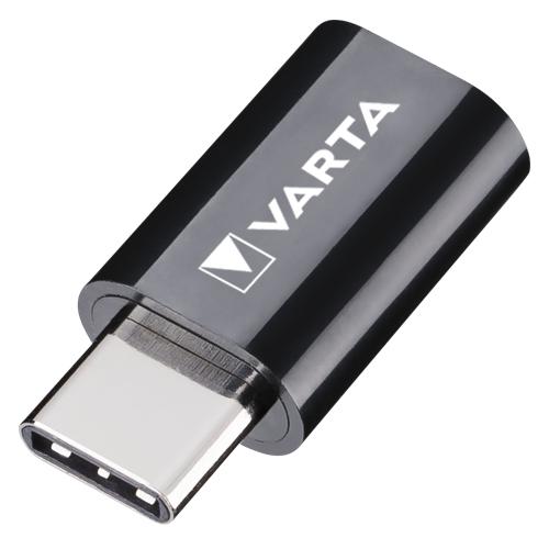 VARTA Charge & Sync Adapter Micro USB to USB Type C Bild VARTA Charge & Sync Adapter Micro USB to USB Type C