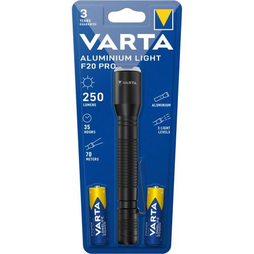 VARTA Aluminium Light F20 Pro 2AA mit Batt. Bild VARTA Aluminium Light F20 Pro 2AA mit Batt.