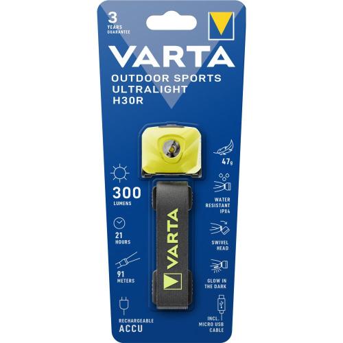 VARTA Outdoor Sports Ultralight H30R mit Akku, lime Bild VARTA Outdoor Sports Ultralight H30R mit Akku, lime