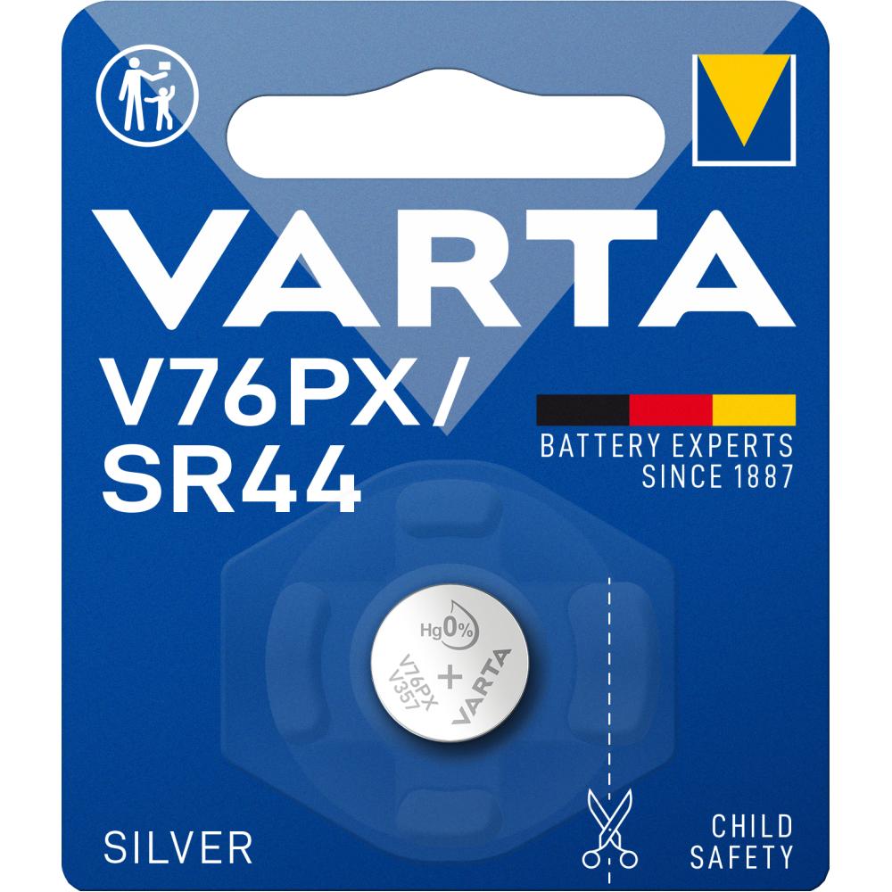 VARTA SILVER Coin V76PX/SR44 Blister 1