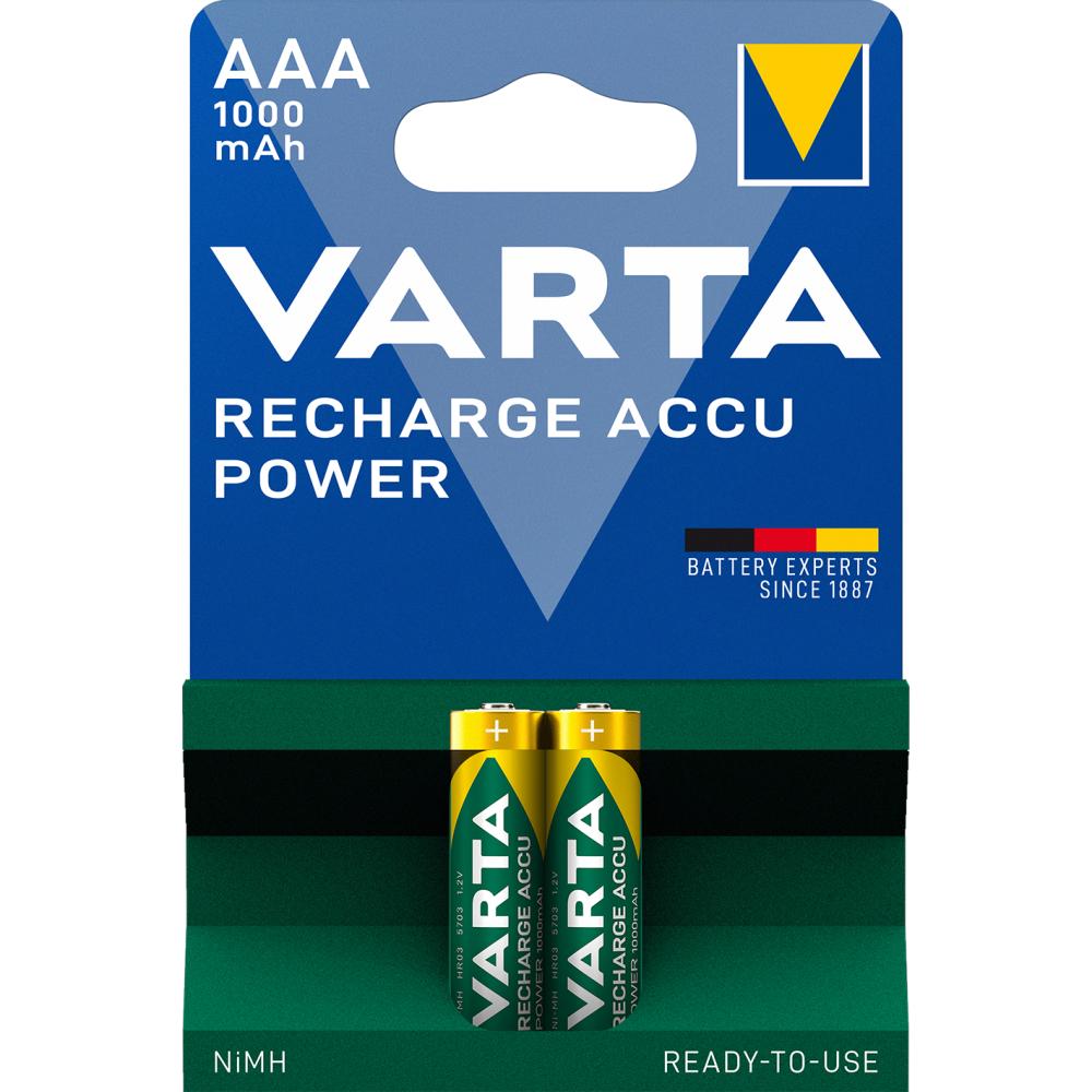 VARTA Recharge Accu Power AAA 1000 mAh Blister 2