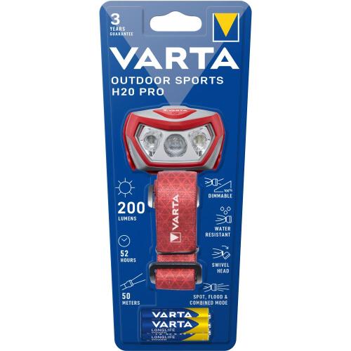 VARTA Outdoor Sports H20 Pro 3AAA mit Batt. Bild VARTA Outdoor Sports H20 Pro 3AAA mit Batt.