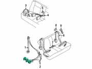 Sicherheitsgurt rechts hinten VW Golf I Cabriolet 155 533857813B