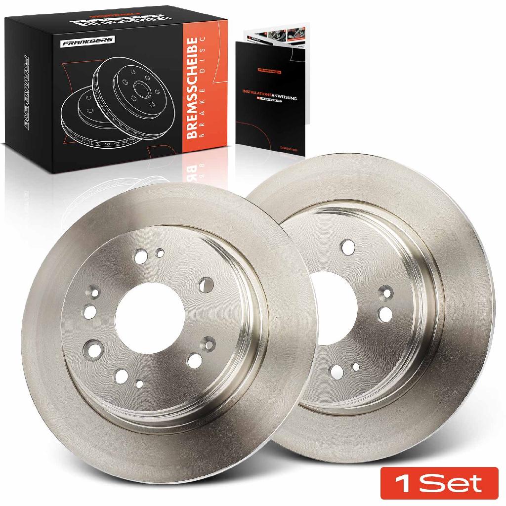 2x Bremsscheiben Hinterachse für Honda FR-V BE Stream RN 1.7L 1.8L 2.0L 2.2L 2001-2009