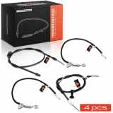 4x Seilzug Feststellbremse Vorderachse für Mercedes-Benz GLK-Klasse X204