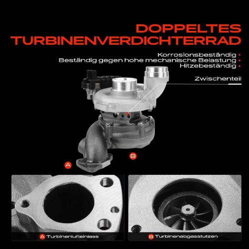 1x Abgasturbolader für Mercedes-Benz W203 W204 S203 S204 C209 A209 C219 W211 S211 W461 W463 Bild 1x Abgasturbolader für Mercedes-Benz W203 W204 S203 S204 C209 A209 C219 W211 S211 W461 W463