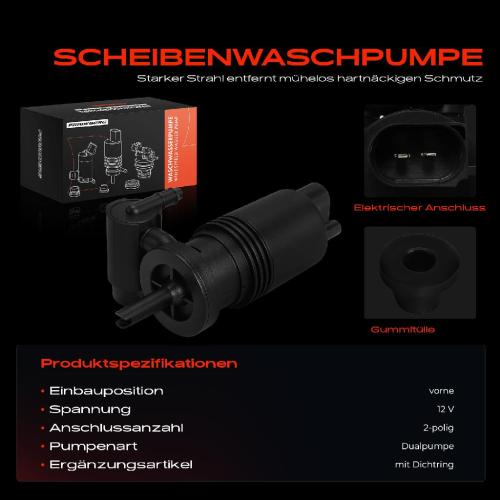 1x Waschwasserpumpe Scheibenreinigung Vorne für Land Rover Discovery V L462 Bild 1x Waschwasserpumpe Scheibenreinigung Vorne für Land Rover Discovery V L462