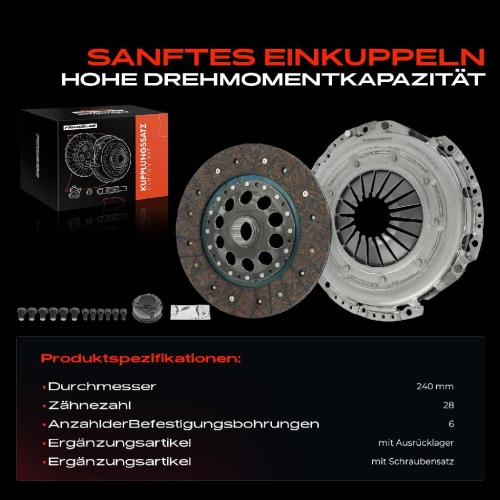 1x Kupplungssatz für Audi A5 8T3 4.2L 2007-2012 Bild 1x Kupplungssatz für Audi A5 8T3 4.2L 2007-2012