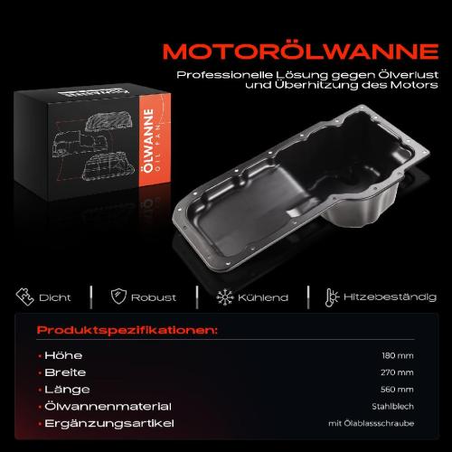 1x Ölwanne Motorölwanne für Jeep Commander XK Grand Cherokee III WH WK 2005-2007 4.7L Bild 1x Ölwanne Motorölwanne für Jeep Commander XK Grand Cherokee III WH WK 2005-2007 4.7L