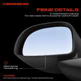 1x Außenspiegel Links für Fiat Panda 312 319 Panda Van 312 519 Bj ab 2012