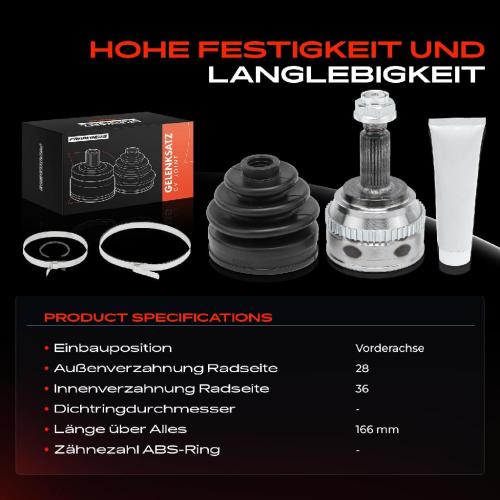 1x Antriebswelle Gelenksatz Vorderachse für Nissan Interstar Opel Movano Renault Master Bild 1x Antriebswelle Gelenksatz Vorderachse für Nissan Interstar Opel Movano Renault Master