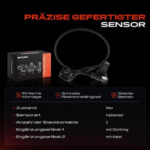 1x Nockenwellenposition Sensor für BMW E39 535i 540i E38 E31 E53 X5 Z8 E52 4.9L Bild 1x Nockenwellenposition Sensor für BMW E39 535i 540i E38 E31 E53 X5 Z8 E52 4.9L