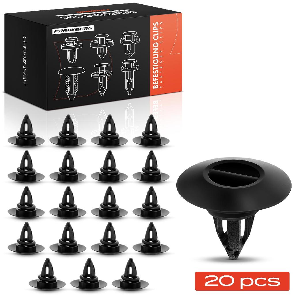 Frankberg 20x Befestigungsclips Schweller für BMW E70 F15 F85 E71 E72 F16 F86 MINI R60
