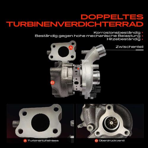 Frankberg 1x Abgasturbolader für Nissan NP300 Navara D40 NP300 Navara Pritsche/Fahrgestell Pathfinder III R51 Bild Frankberg 1x Abgasturbolader für Nissan NP300 Navara D40 NP300 Navara Pritsche/Fahrgestell Pathfinder III R51