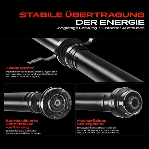 1x Kardanwelle Gelenkwelle Hinterachse für Audi Q5 8RB 2.0L 3.0L 3.2L 2011-2017 Bild 1x Kardanwelle Gelenkwelle Hinterachse für Audi Q5 8RB 2.0L 3.0L 3.2L 2011-2017