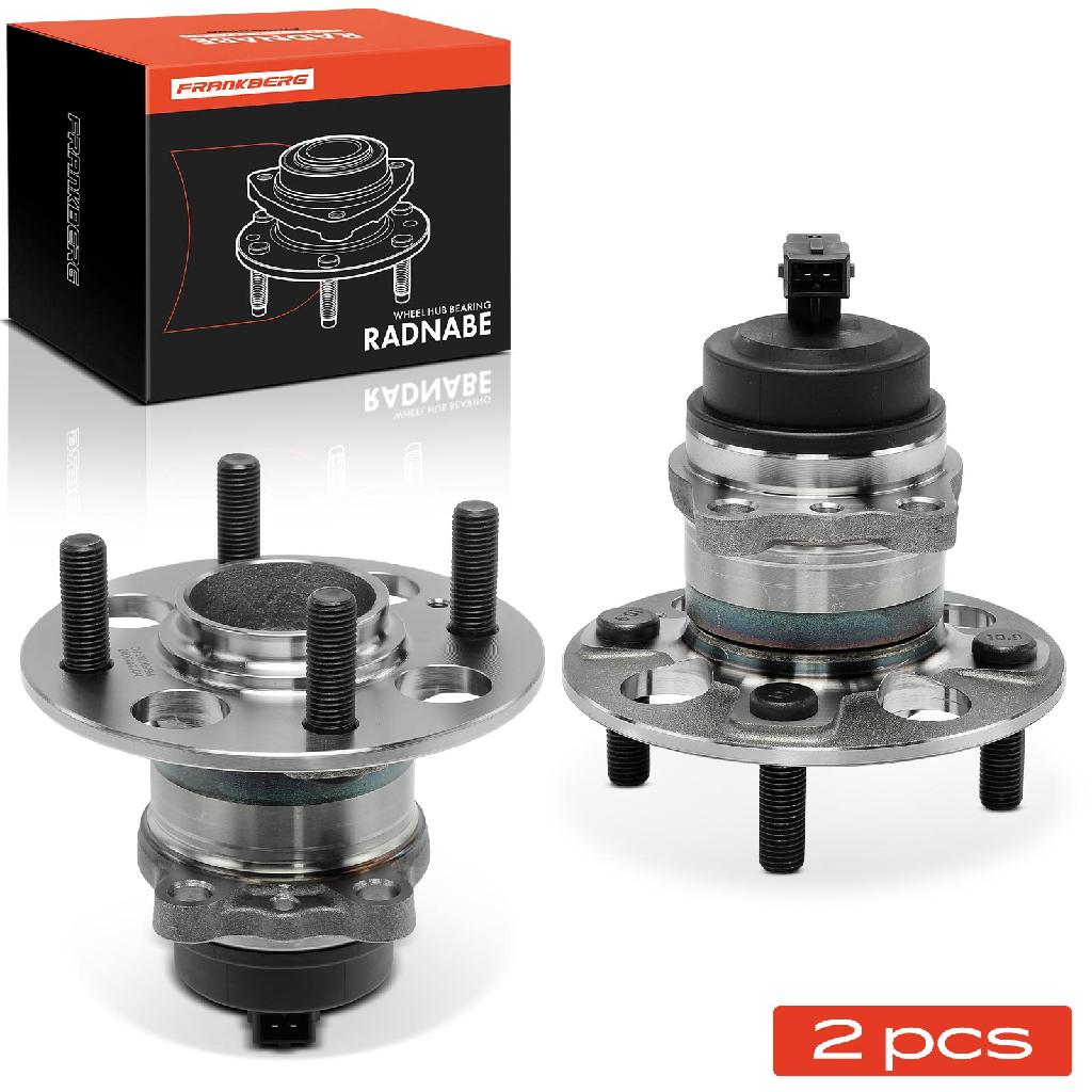Frankberg 2x Radnabe Radlagersatz Hinterachse beidseitig für Hyundai i10 BA IA 1.0L 1.2L 2013-2019