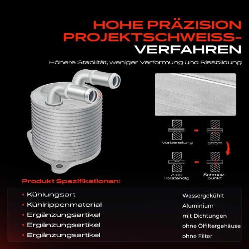 1x Ölkühler Motoröl für BMW 2 Active/Gran Tourer F45 F46 218d X1 F48 X2 F39 Bild 1x Ölkühler Motoröl für BMW 2 Active/Gran Tourer F45 F46 218d X1 F48 X2 F39