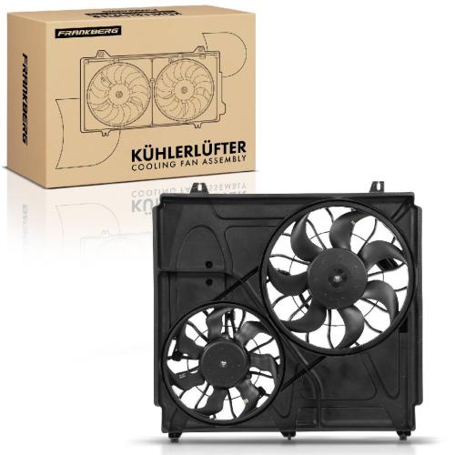 Frankberg 1x Motorkühller Doppellüfter mit Kühlerlüfterrahmen KIA Sorento I JC 2.4L 3.5L 2002-2009 Bild Frankberg 1x Motorkühller Doppellüfter mit Kühlerlüfterrahmen KIA Sorento I JC 2.4L 3.5L 2002-2009
