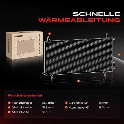 Frankberg 1x Kondensator Klimaanlage für Audi A4 8K2 A5 8T3 A6 A7 4GA Porsche Bild Frankberg 1x Kondensator Klimaanlage für Audi A4 8K2 A5 8T3 A6 A7 4GA Porsche