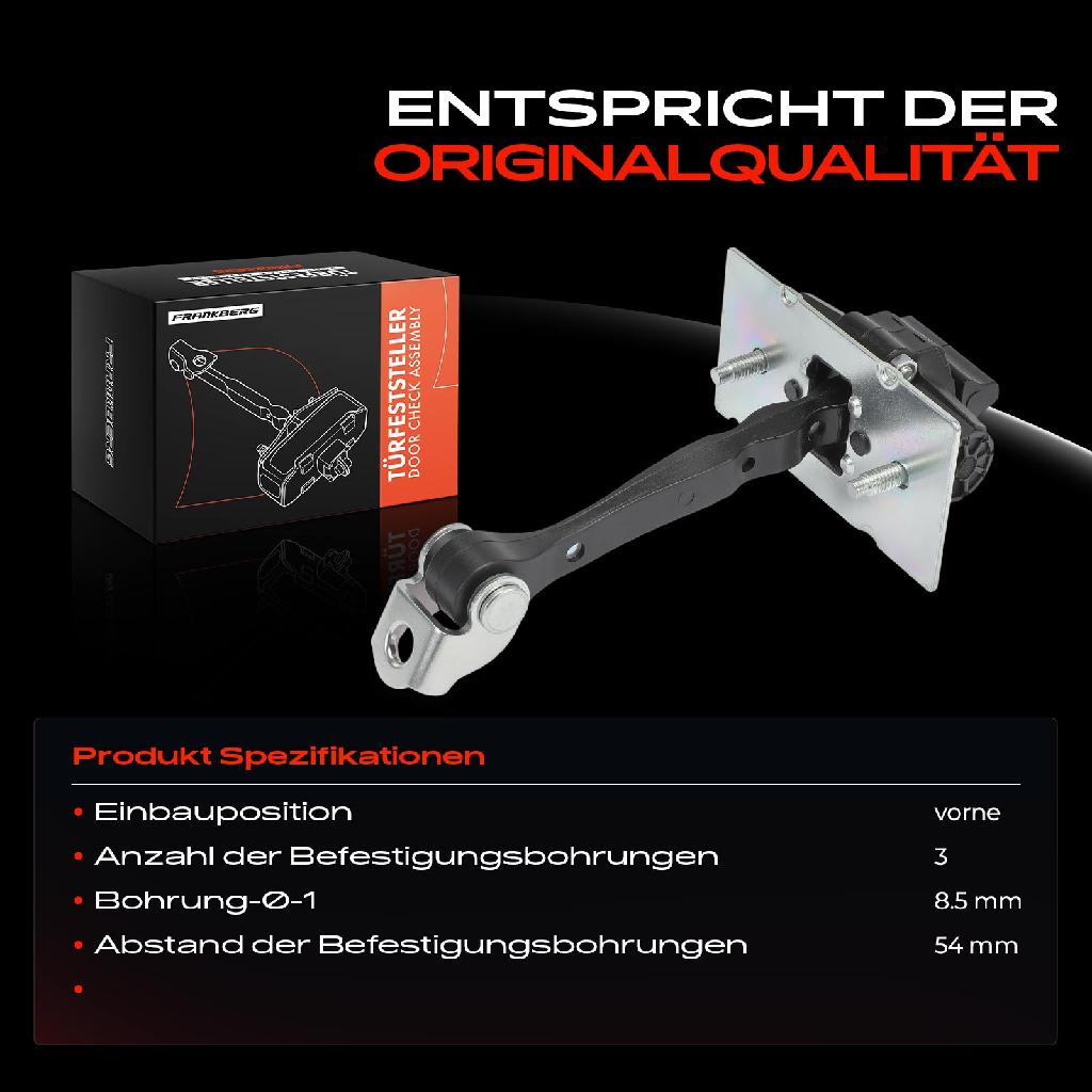 1x Türfeststeller Türfangband Türstopper Vorne für Citroën C4 Grand Picasso DA DE