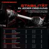 1x Antriebswelle Vorderachse Rechts für Opel Vivaro Fiat Nissan Renault