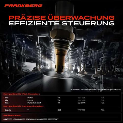 Frankberg 1x Lambdasonde Regelsonde Vor Katalysator für Fiat Punto Cabriolet 176 Lancia Y 840 1.2L 1997-2000 Bild Frankberg 1x Lambdasonde Regelsonde Vor Katalysator für Fiat Punto Cabriolet 176 Lancia Y 840 1.2L 1997-2000