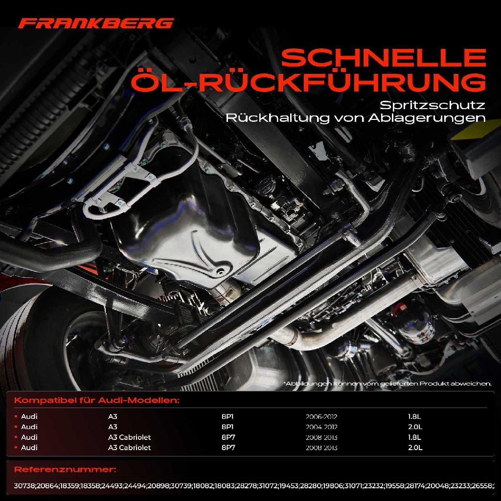 1x Ölwanne Motorölwanne für VW Passat Golf V Jetta Audi A3 TT Skoda Superb II Octavia II Seat