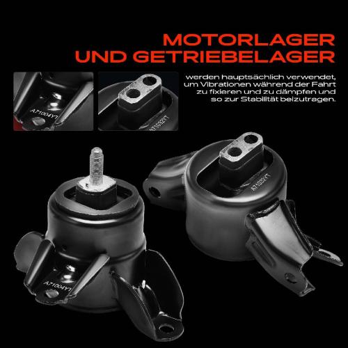 1x Motorlager Getriebelagerlager Vorne Links für Hyundai Accent 5 IV KIA Rio 3 1.6L Bild 1x Motorlager Getriebelagerlager Vorne Links für Hyundai Accent 5 IV KIA Rio 3 1.6L