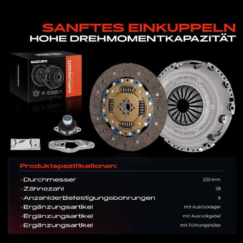 1x Kupplungssatz für VW Fox Schrägheck Polo Seat Cordoba Ibiza III Skoda Fabia I Combi Praktik Stufenheck Bild 1x Kupplungssatz für VW Fox Schrägheck Polo Seat Cordoba Ibiza III Skoda Fabia I Combi Praktik Stufenheck