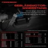 1x Widerstand Vorwiderstand Gebläsemotor für Fiat Ducato Peugeot Citroen Jumper