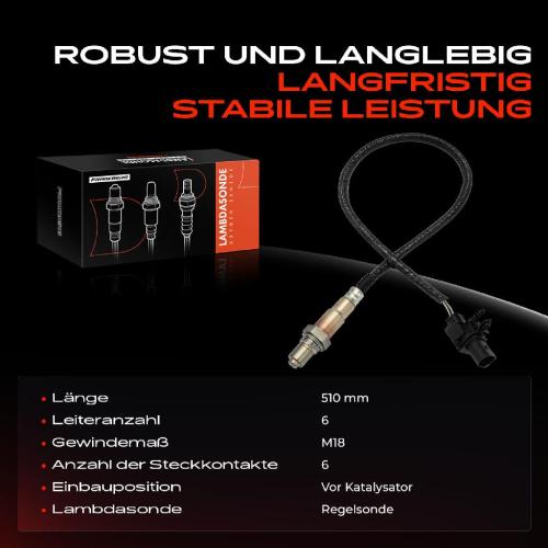 1x Lambdasonde Regelsonde Vor Katalysator für Volvo S60 I 384 V70 II 285 XC70 295 XC90 275 Bild 1x Lambdasonde Regelsonde Vor Katalysator für Volvo S60 I 384 V70 II 285 XC70 295 XC90 275