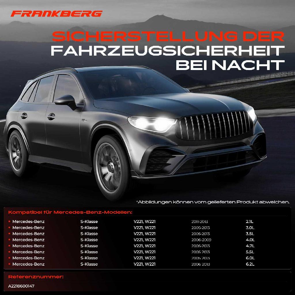 1x Scheinwerferreinigung Waschwasserdüse Vorne Links für Mercedes-Benz S-Klasse W221 V221 C216