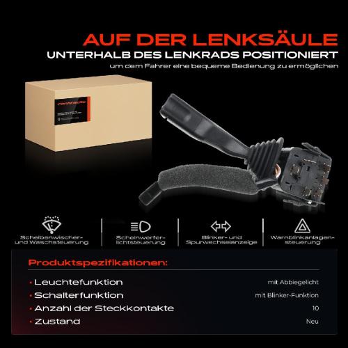 1x Kombischalter Lenkstockschalter für Opel Astra G F67 F08 F48 Zafira A Bild 1x Kombischalter Lenkstockschalter für Opel Astra G F67 F08 F48 Zafira A