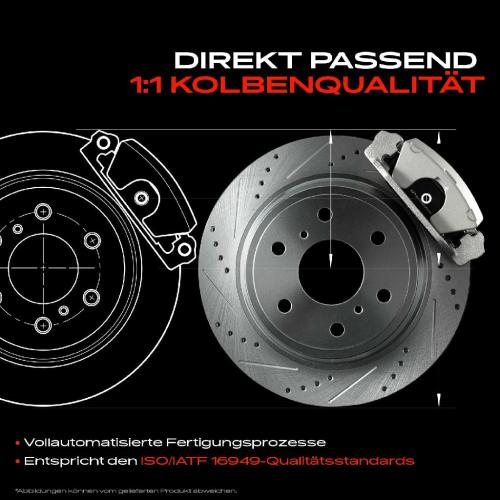 Frankberg 1x Bremssattel Hinterachse Rechts für Ssangyong Actyon I Sports II Korando Bild Frankberg 1x Bremssattel Hinterachse Rechts für Ssangyong Actyon I Sports II Korando