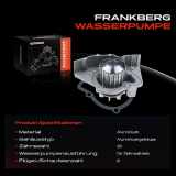 1x Wasserpumpe Kühlwasserpumpe für Citroën Berlingo Jumper Xantia Peugeot 306 405 Fiat Lancia Rover